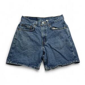 Levi's Vintage 90s 550 blue denim shorts jorts Size 31 2000s Retro beach summer